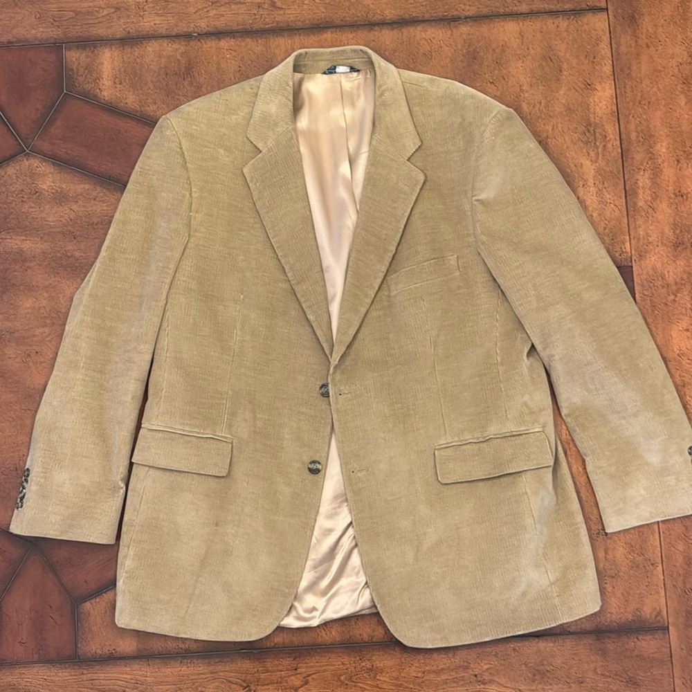 Brooks Brothers 346 Men's Corduroy Single Breasted 2-Button Sport Coat Blazer